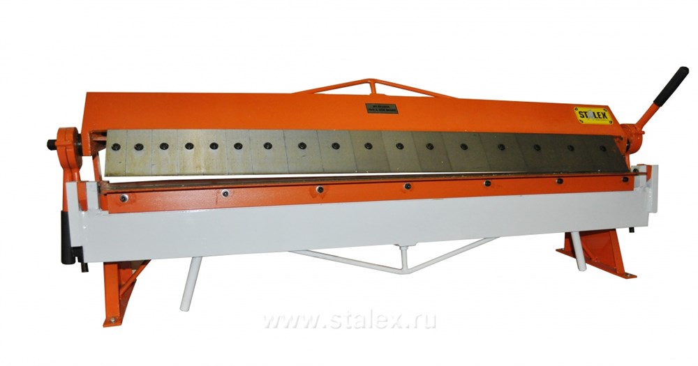 Фото 42 - Станок листогибочный ручной сегментный  STALEX W1.5x1260A.
