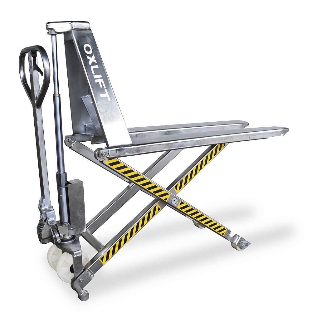 Фото 11 - Ножничная тележка из Нержавеющей Стали OXH-10Steel OXLIFT.