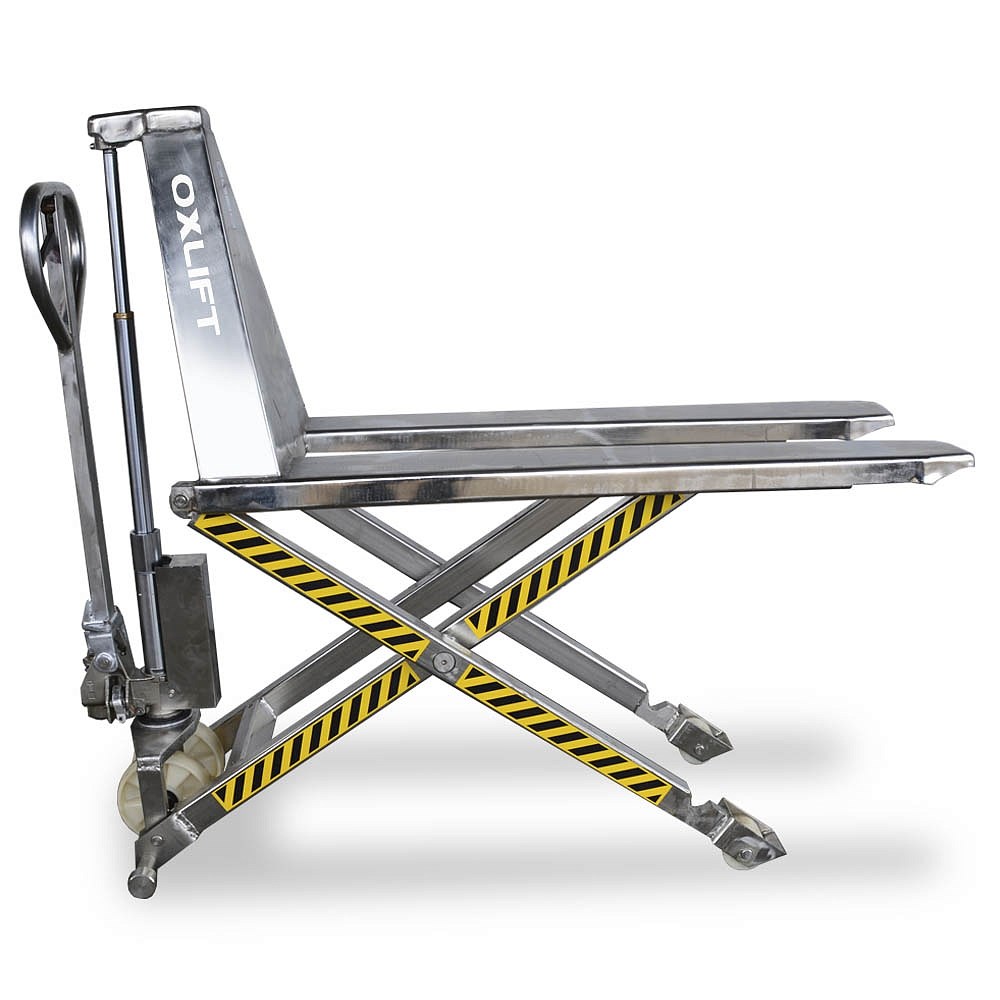 Фото 13 - Ножничная тележка из Нержавеющей Стали OXH-10Steel OXLIFT.
