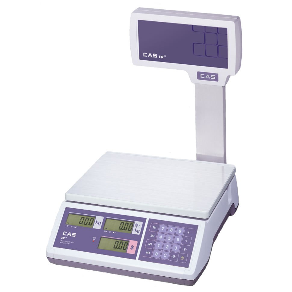 Фото 8 - Весы торговые CAS ER JR-30CBU.
