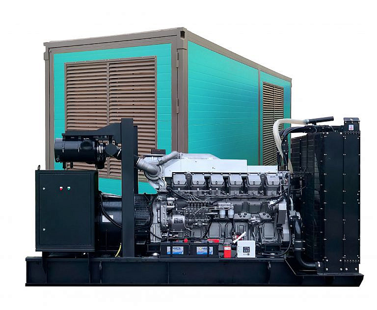 Фото 1 - P520MH дизельный генератор MGE 520 кВт В контейнере на двигателе MITSUBISHI / S6R2-PTA-C.